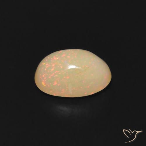 Opale Multicolore naturelle ovale, 0.52 ct, Transparent