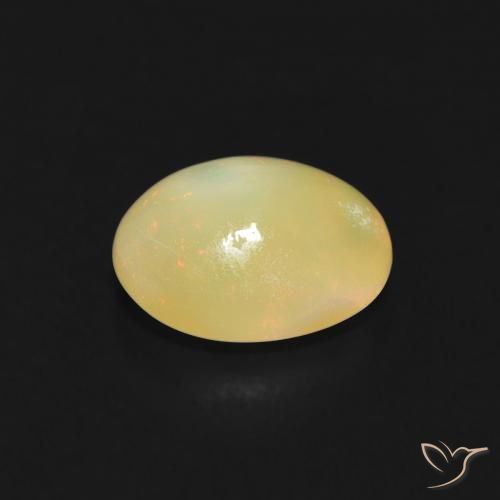 Opale Multicolore naturelle ovale, 0.74 ct, Transparent