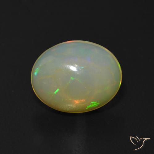 1.71ct Naturel Multicolore Opale, ovale, Transparent