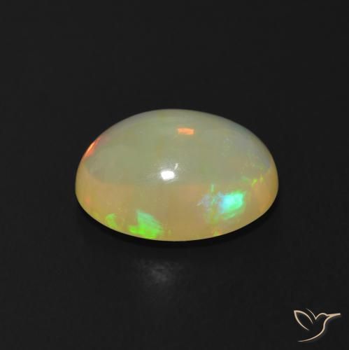Opale Multicolore naturelle ovale, 1.71 ct, Transparent