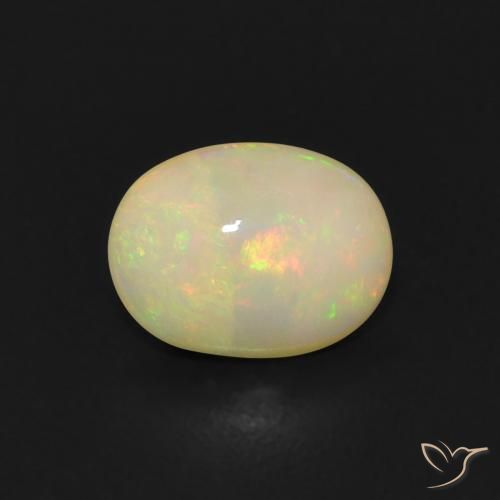 Opale Multicolore naturelle ovale, 0.78 ct, Transparent