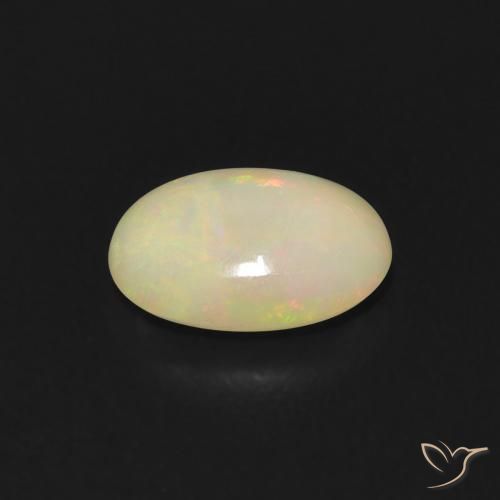 Opale Multicolore naturelle ovale, 0.78 ct, Transparent