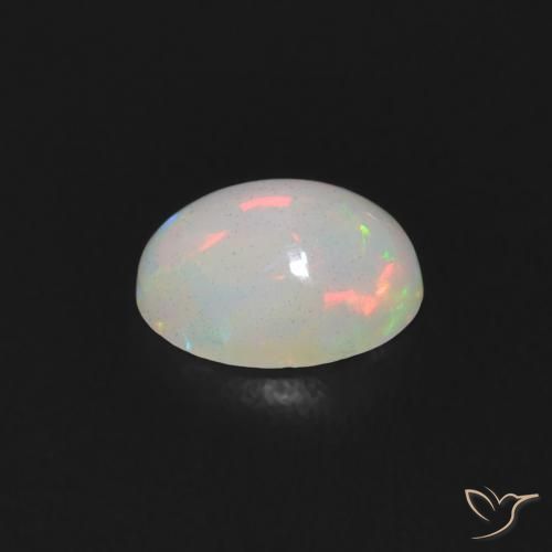 Opale Multicolore naturelle ovale, 0.59 ct, Transparent