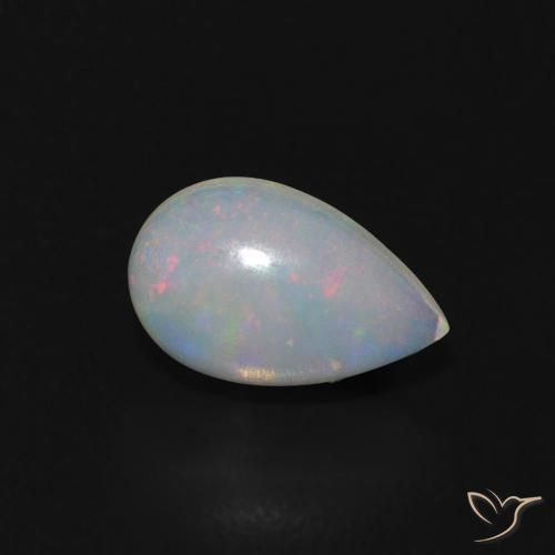 Opale Multicolore naturelle En forme de poire, 0.59 ct, Transparent