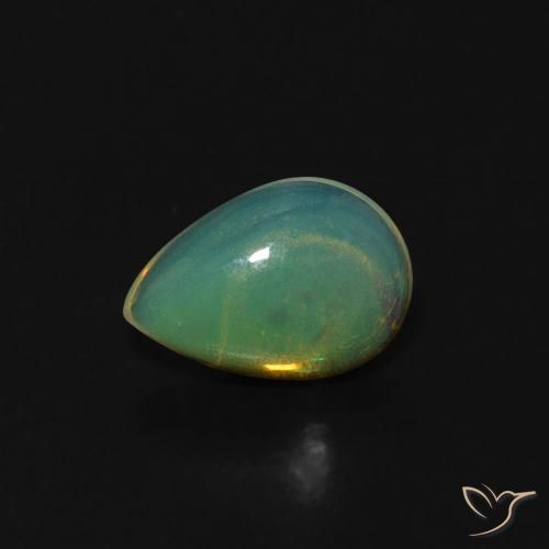 0.36ct Naturel Multicolore Opale, En forme de poire, Transparent