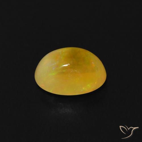 Opale Multicolore naturelle ovale, 0.49 ct, Transparent
