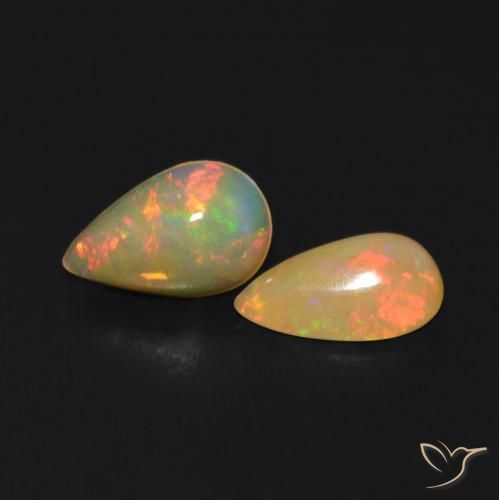 Shop natural 0.89ct Multicolore Opale gems, En forme de poire, from Australie at GemSelect. In stock, global shipping!