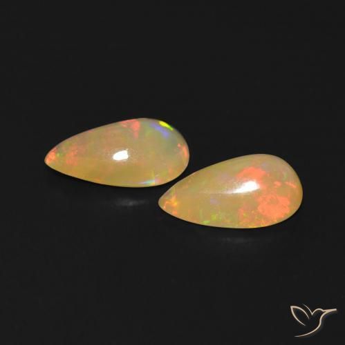Shop natural 0.89ct Multicolore Opale gems, En forme de poire, from Australie at GemSelect. In stock, global shipping!