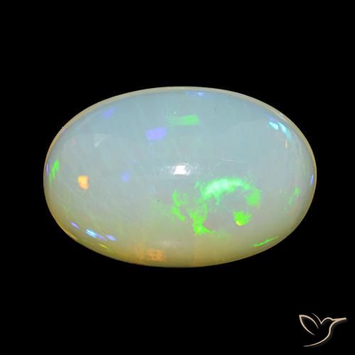 27.69ct Multicolore Opale, ovale, Transparent