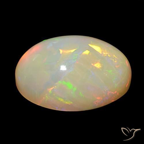 Opale Multicolore naturelle ovale, 18.83 ct, Opaque