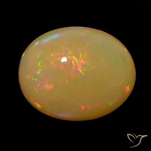 20.25ct Multicolore Opale, ovale, Opaque