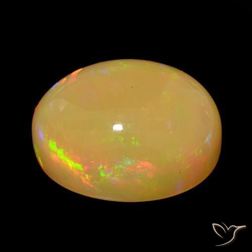 Opale Multicolore naturelle ovale, 20.25 ct, Opaque