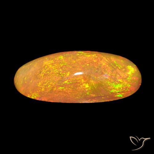 Opale Multicolore naturelle ovale, 13.59 ct, Opaque