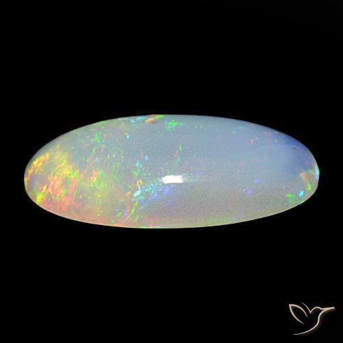 Opale Multicolore naturelle ovale, 19.35 ct, Transparent