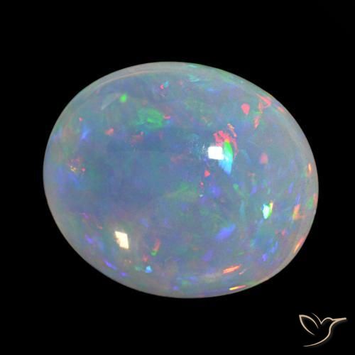 Opale Multicolore naturelle ovale, 20.54 ct, Transparent