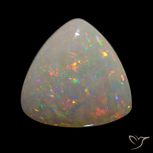 Opale Multicolore naturelle Trillion, 10.82 ct, Opaque