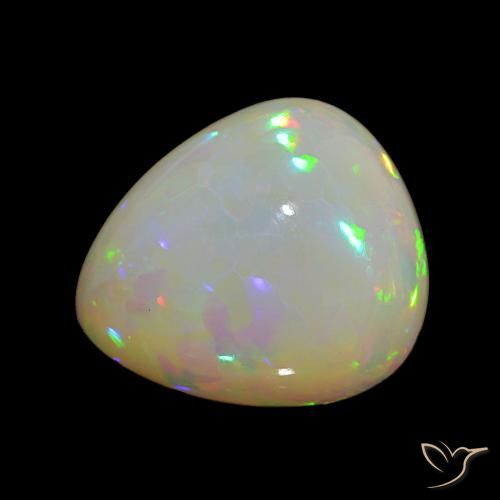 16.62ct Multicolore Opale, En forme de poire, Opaque