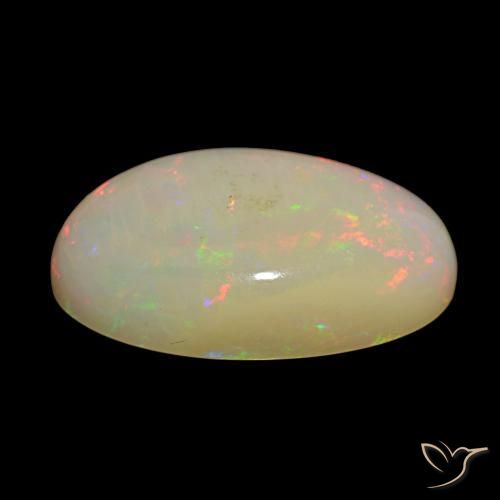 Opale Multicolore naturelle Coupe ovale, 18.62 ct, Opaque