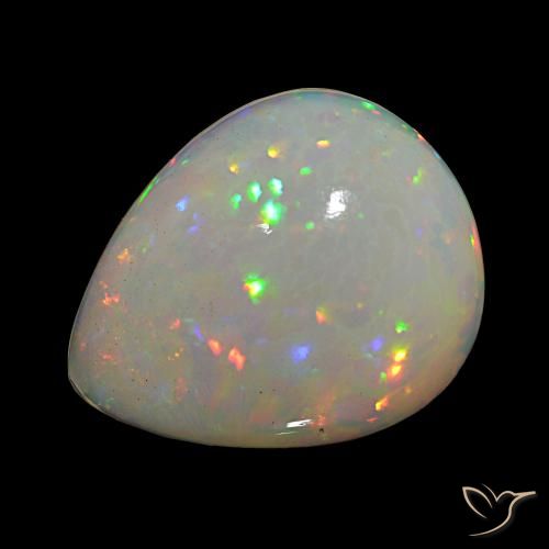 10.41ct Multicolore Opale, En forme de poire, Opaque