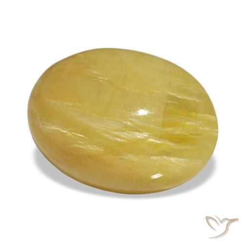 Opale doré naturelle coupe ovale, 4,36 ct, opaque