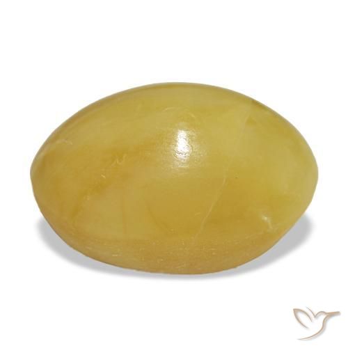 Opale doré naturelle coupe ovale, 4,36 ct, opaque