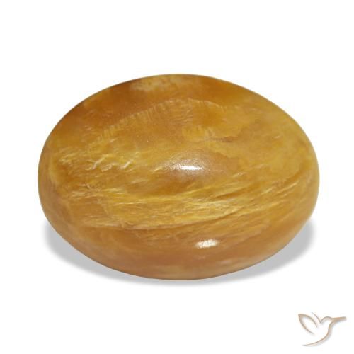 Opale doré naturelle coupe ovale, 2,93 ct, opaque
