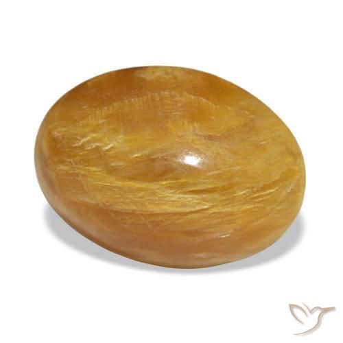 Opale doré naturelle coupe ovale, 2,93 ct, opaque