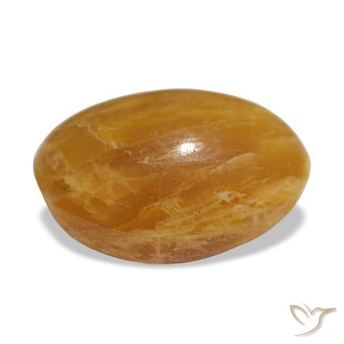 Opale doré naturelle coupe ovale, 2,93 ct, opaque