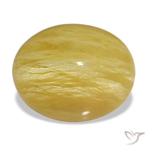 Opale doré naturelle coupe ovale, 6,20 ct, opaque
