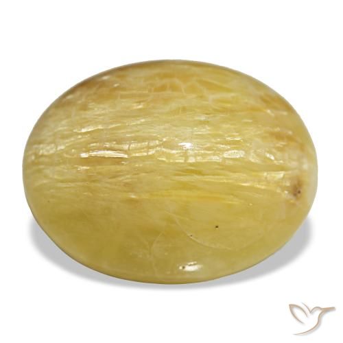 Opale doré naturelle coupe ovale, 14,38 ct, opaque