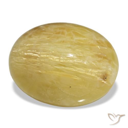 Opale doré naturelle coupe ovale, 14,38 ct, opaque