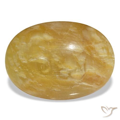 Opale doré de 19,78 ct, ovale, opaque