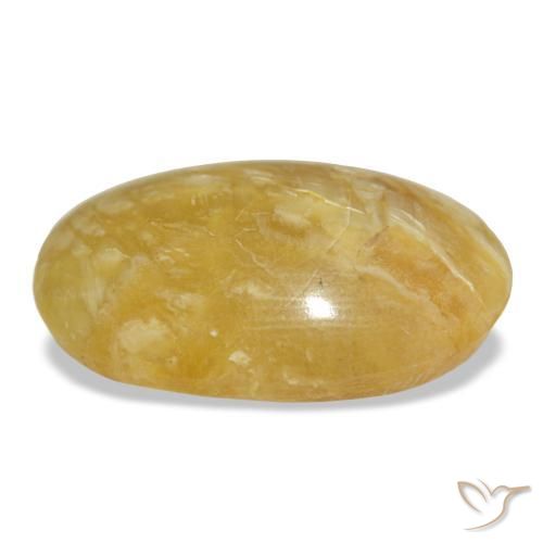 Opale doré naturelle coupe ovale, 19,78 ct, opaque