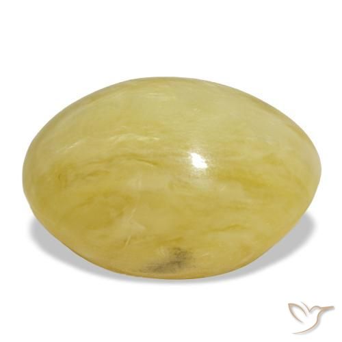 Opale doré naturelle coupe ovale, 18,93 ct, opaque