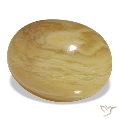 Opale doré naturelle coupe ovale, 20,55 ct, opaque