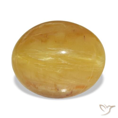 Opale doré naturelle coupe ovale, 5,89 ct, opaque