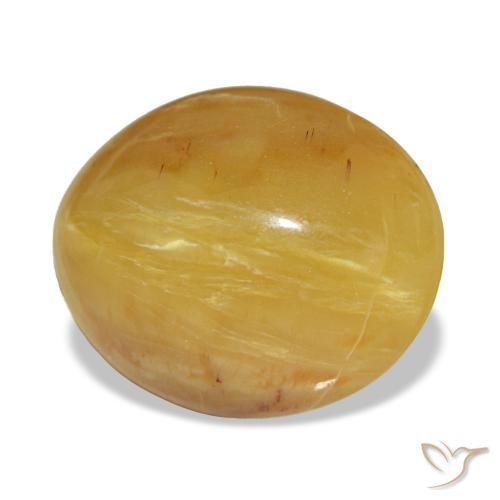 Opale doré naturelle coupe ovale, 5,89 ct, opaque