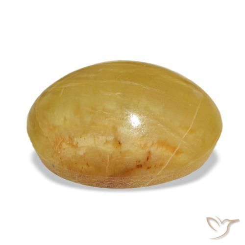 Opale doré naturelle coupe ovale, 5,89 ct, opaque