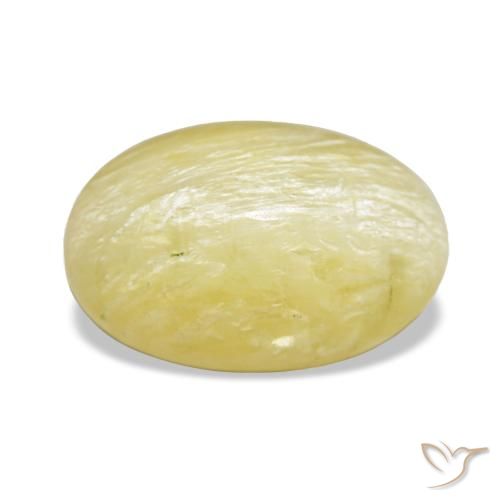 Opale jaune de 2,89 ct, ovale, opaque