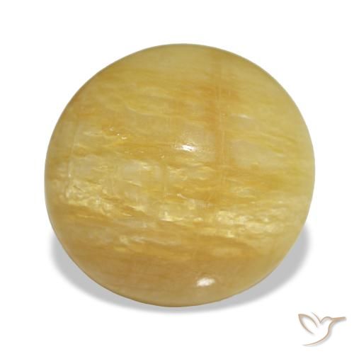Opale doré de 4,42 ct, ovale, opaque