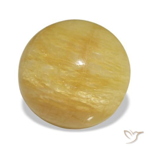 Opale doré naturelle coupe ovale, 4,42 ct, opaque