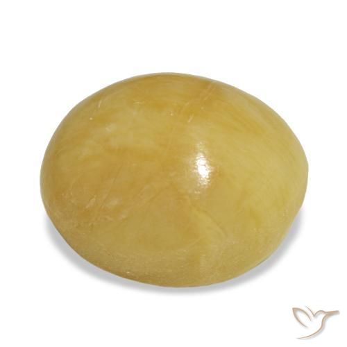 Opale doré naturelle coupe ovale, 4,42 ct, opaque