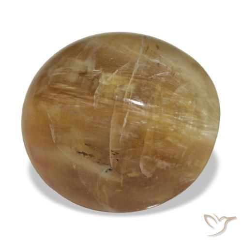 Opale marron naturelle coupe ovale, 8,17 ct, opaque