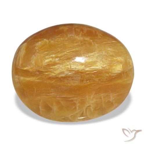 Opale doré naturelle coupe ovale, 6,92 ct, opaque