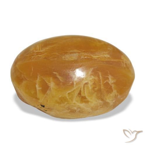 Opale doré naturelle coupe ovale, 6,92 ct, opaque