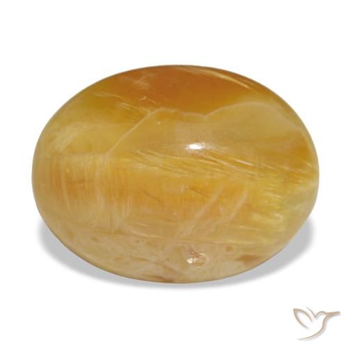 Opale doré naturelle coupe ovale, 2,97 ct, opaque