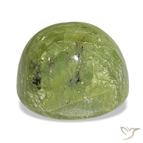 Opale vert naturelle coupe coussin, 8,68 ct, opaque