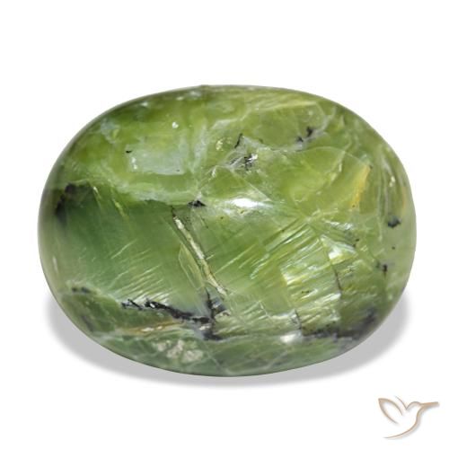 Opale vert de 14,55 ct, ovale, opaque