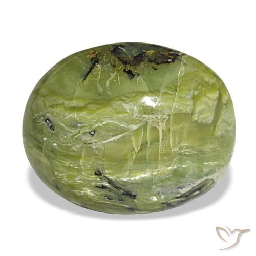 Opale vert de 11,26 ct, ovale, opaque
