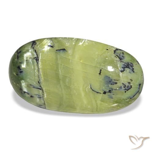 Opale vert naturelle coupe ovale, 15,49 ct, opaque